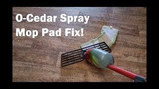 How to Keep Your OCedar Spray Mop Pad in Place [upl. by Judson]