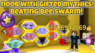 Noob With Gifted Mythics Beats Bee Swarm Unofficial Supercut [upl. by Ayle]