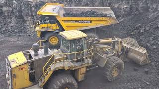 coal loading opencast coal mine viral subscribe hazaribagh jharkhand [upl. by Lengel]