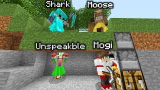 Minecraft Minehunt 2v2  ft Unspeakable Moose and Shark [upl. by Hcurob947]