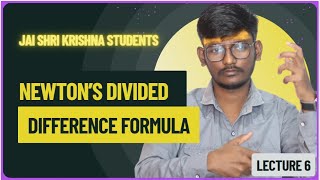 NEWTONS DIVIDED DIFFERENCE FORMULAPSNM by Chirag Solanki [upl. by Ettelrahc270]