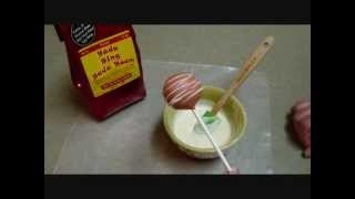 How To Add Stripes to Cake Pops [upl. by Hiltan670]