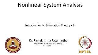 Introduction to Bifurcation Theory 1 [upl. by Nosa324]