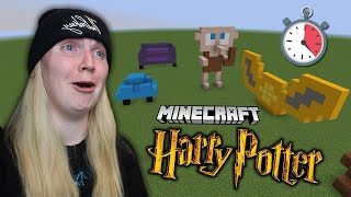 HARRY POTTER MINECRAFT BUILD BATTLE [upl. by Siurtemed]