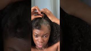 How To Install amp Style Half Wig  Half Up Half Down Tutorial [upl. by Nnairret]