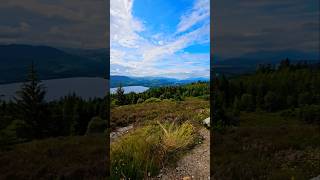 Loch Ness panoramic high route view on The Great Glen Way Scotland thegreatglenway hiking [upl. by Slade464]