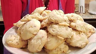 ALMOND TOFFEE SANDIES COOKIE RECIPE TASTE OF HOME BESTamp LOVED COOKIES [upl. by Enelra]