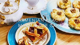 Armenian Peach Marmalade Cake  Galore of Flavors [upl. by Cowden819]