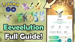 How To Evolve ALL Eevee Evolutions In Pokémon GO  Eeveelution Guide With amp Without Name Trick [upl. by Attiuqal]