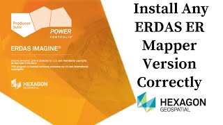 How to Correctly Install Erdas ER Mapper Software 2021 [upl. by Niriam685]