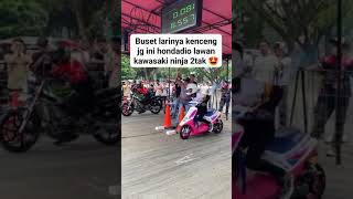 HONDA DIO VS KAWASAKI NINJA🙃🙃custom diy modif [upl. by Susie711]