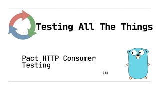 038 Pact HTTP Consumer Testing Golang [upl. by Ros]