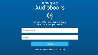 Learning Ally Audiobook App Overview with Audio Sample [upl. by Hughmanick]