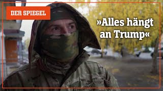 Ukrainische Soldaten über Trumps Wahlsieg  DER SPIEGEL [upl. by Idner]