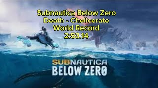 WR  Time 25314  Subnautica Below Zero  death Chelicerate  Glitchless  survival [upl. by Neelahtak323]