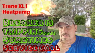 Heat pump tripping the breaker diagnostic HVAC [upl. by Adia522]