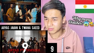 Aryas Javan amp Twana Saeed  9  OFFICIAL NEW VIDEO  REACTION  Kurdish Music [upl. by Jedediah429]