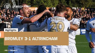 Highlights Bromley 31 Altrincham [upl. by Kezer]