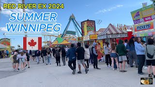 WINNIPEG SUMMER 2024RED RIVER EXAn annual event in Winnipeg Manitoba Canada [upl. by Fillbert]