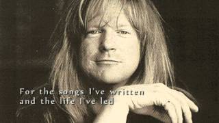 Larry Norman  Shot Down  Lyrics [upl. by Sirrot769]