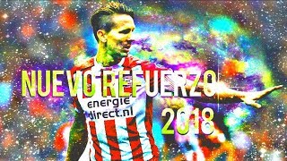 ASÍ JUEGA LUUK DE JONG — GOLES Y JUGADAS — 2018 [upl. by Lesiram]