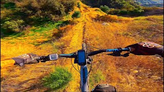 This is a Quick fun dash down into a canyonBoulder Dash TrailCalimesaCa [upl. by Schreck]