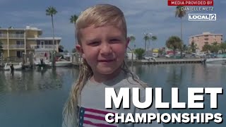 His hair is amazing Cincinnati kid competes in USA Mullet Championships [upl. by Oiluarb]