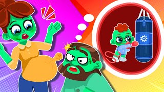 Zombie Pregnant Song  Taking Care Baby  More Comy Zomy Nursery Rhymes amp Kids Songs [upl. by Araem624]