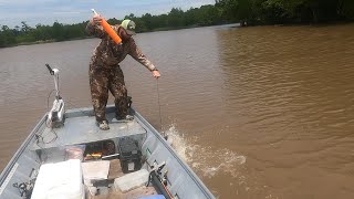 Jug Fishing Catfish on the Calcasieu River  Jug Lines [upl. by Harbour500]