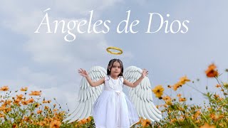 ♥️Ángeles de Dios  Ángeles vuelan  Canción infantil 😇👼👼🏻👼🏼👼🏽👼🏾♥️ [upl. by Lawler]