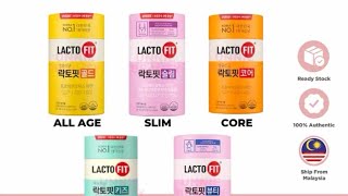 Big deal LACTOFIT Probiotic Gold  SLIM  BEAUTY  CORE  KIDS at 2 off 🔥RM2100 On Shopee now [upl. by Pazit]