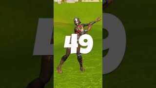 50 RAREST SKINS IN FORTNITE 50 to 41 [upl. by Yonah]