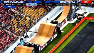 BMX Triple Hit  Nitro World Games 2022 [upl. by Ttelracs148]