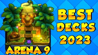 BEST Arena 9 Decks Jungle Arena Clash Royale  Best Clash Royale Arena 9 Deck In Clash Royale 2023 [upl. by Tnomed680]