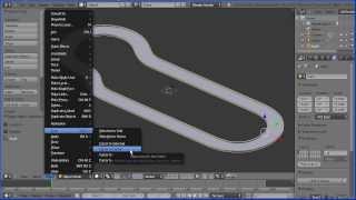 Blender Tutorial Making a Racing Track for a Car Game design from Scalectrix Track Designer [upl. by Inhsor]