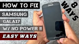 HOW to Fix ALL Samsung Galaxy Phones WONT TURN ON [upl. by Hengel363]