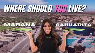 MARANA vs SAHUARITA Arizona Where SHOULD You Live [upl. by Neelrad]