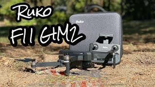 Ruko F11 GIM 2 EIS 4k Camera Drone Uboxing  How To Setup For First Flight [upl. by Jacobson182]