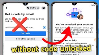 New How to unlocked Facebook locked account  Get a code by email problem  confirm identity option [upl. by Thayne]