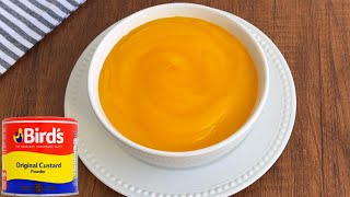 QUICK AND EASY WAY TO MAKE CUSTARD 2 METHODS  BIRDS CUSTARD RECIPE [upl. by Whitelaw]