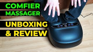 Treat your Feet COMFIER Shiatsu Foot Massager with Heat Review [upl. by Jezreel]