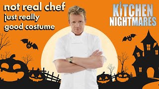 gordon ramsay dresses as a chef for halloween  Kitchen Nightmares  Gordon Ramsay [upl. by Gaddi]