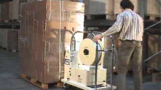 Strapack D53PLT2 pallet strapperwmv [upl. by Nanda]