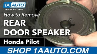 How to Install Rear Door Speaker 0308 Honda Pilot [upl. by Dorej]