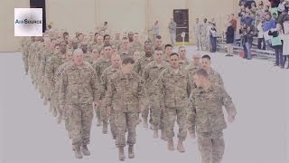 101st Airborne Division Currahee Welcome Home Ceremoney Fort Campbell Jan 2014 [upl. by Soinotna152]