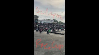 Race cup Detik Detik Tabrakan pembalap Balikpapan motors gp local legend Kalimantan Timur [upl. by Aydni244]