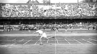 Olympics 1912 Two handed javelin throw [upl. by Branham973]