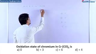 Oxidation state KCET 11th Chemistry Redox Reactions [upl. by Fernyak]