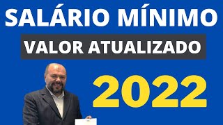 GOVERNO DEFINE VALOR DA SALÁRIO MÍNIMO PARA 2022 [upl. by Gray589]