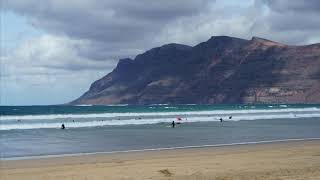 Playa de Famara Lanzarote [upl. by Lydon]